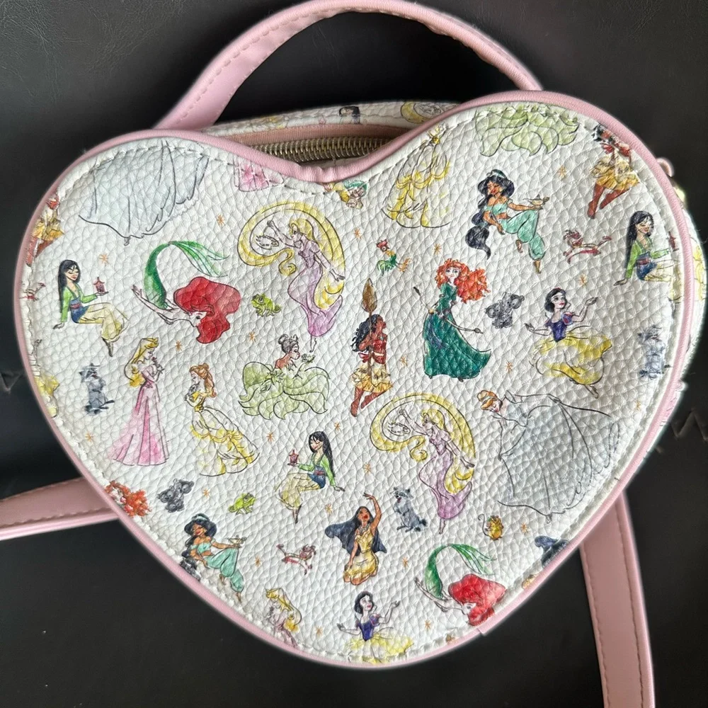 Disney Princess Heart Handbag For Kids‎
